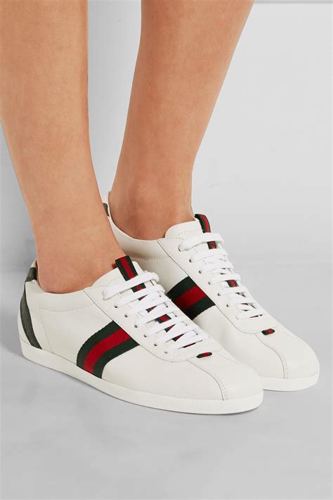 gucci white sneakers canada|white Gucci sneakers for women.